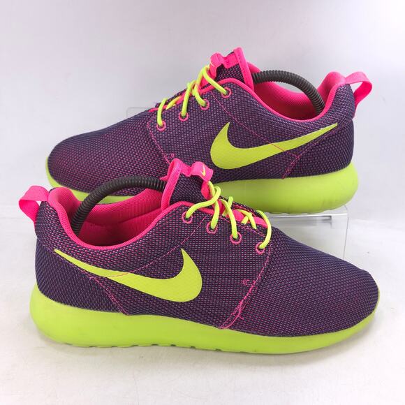 Nike Roshe Run Athletic Lace Up Running Shoe Womens Size 9 511882-678 Purple - Picture 6 of 10